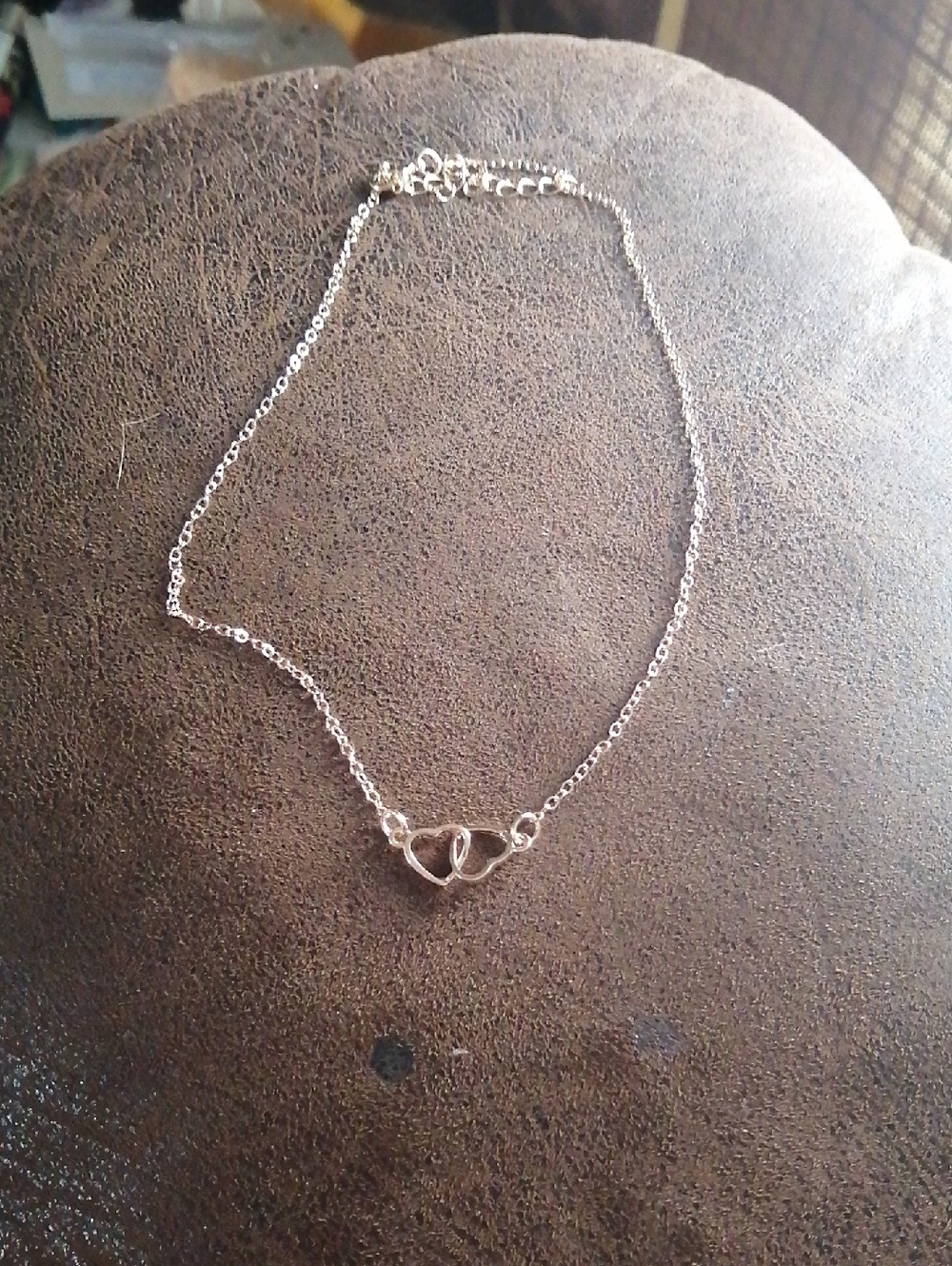Interlocking Heart Pendant Necklace